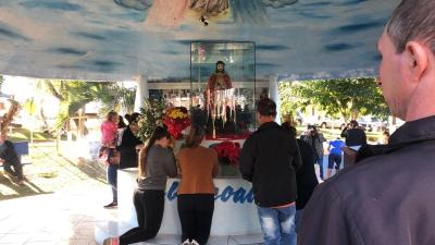 Campo Mendes â€“ Santa missa das 8 h marca recepÃ§Ã£o dos devotos 